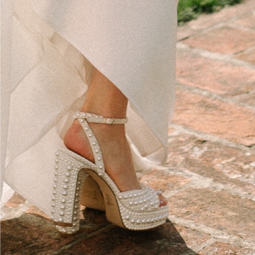 Steve Madden Pearl Studded Heels